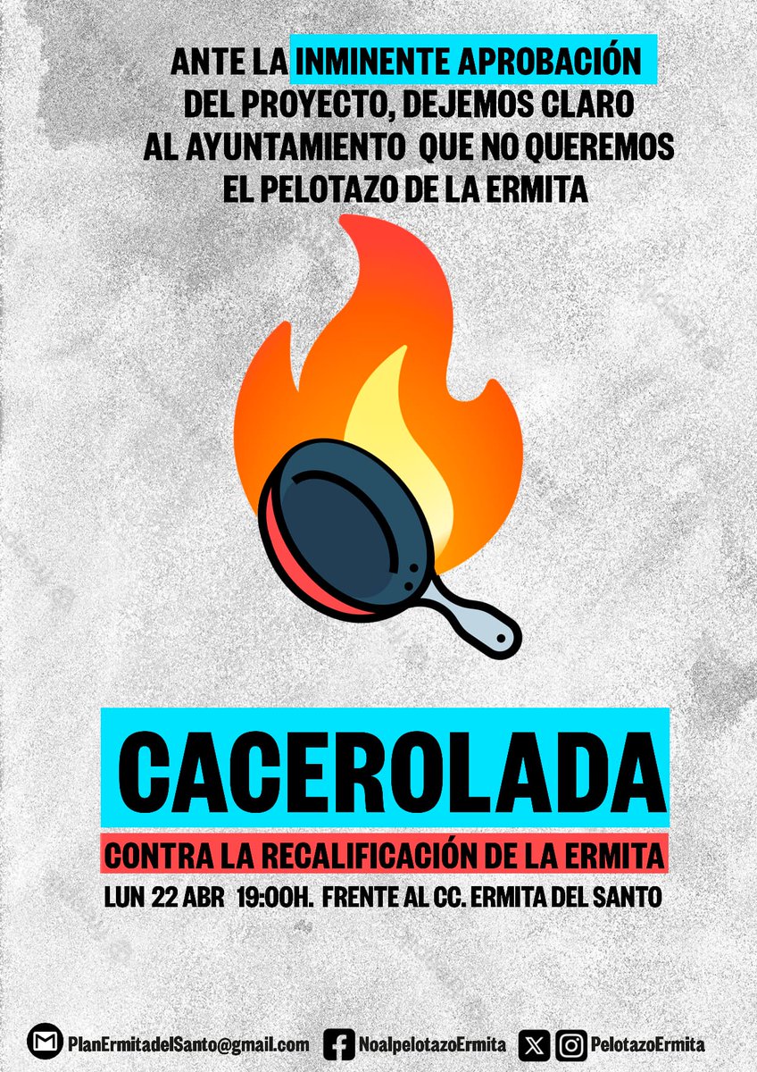 El lunes 22 de abril, la comisión de Urbanismo de @AlmeidaPP_ lleva en su orden del día la modificación del Plan para aprobar provisionalmente el #PelotazoErmita en el pleno del próximo 30 de abril ignorando el interés vecinal para primar el de una Socimi.¡Que nos oigan, vecin@s!