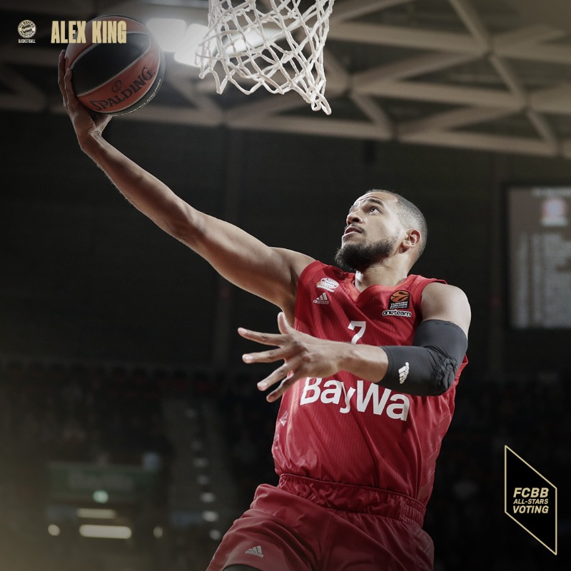 FCBBasketball's tweet photo. VOTE FÜR DEINEN FCBB ALL-STAR 🗳
Was meinst du: Gehört 𝐀𝐥𝐞𝐱 𝐊𝐢𝐧𝐠 in Deine All-Time Five? ⭐⭐⭐⭐⭐
Stimme jetzt ab und gewinne mit ein bisschen Glück 1x2 Saisonkarten für die BBL-Saison 2024/25!
#FCBB #FCBBAllStars #WeBallTogether #AlexKing