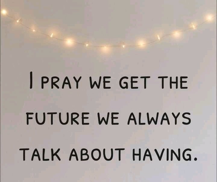 I pray