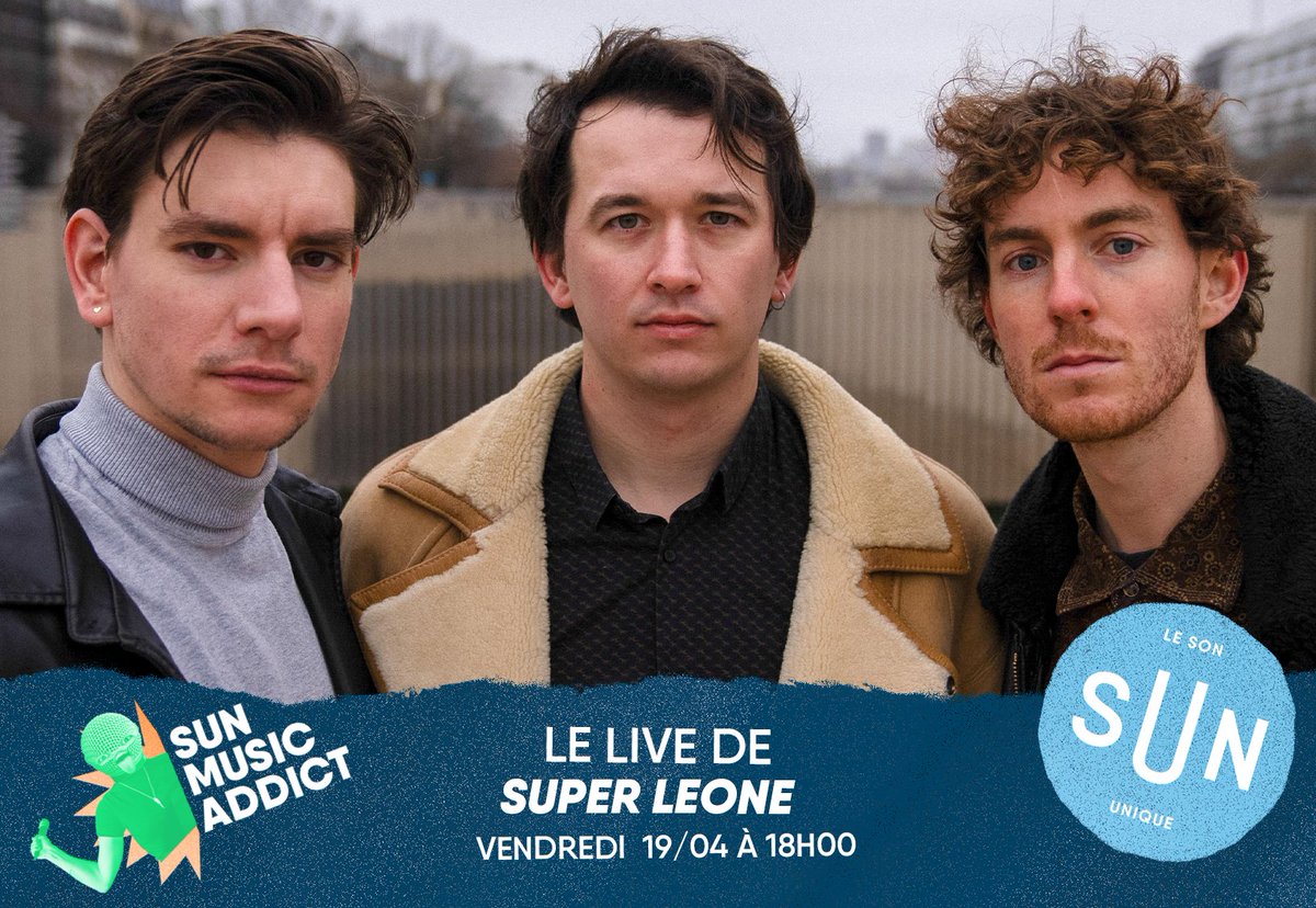 LeSonUnique's tweet image. Les angevins de Super Leone viennent mettre le feu aux poudres dans notre studio, demain, avec leur rock garage en français !
Un concentré de sonorités british sur lesquelles surfe une voix qui transperce les cœurs.💘

⏰ RDV demain  à 18h pour le #SUNMusicAddict !