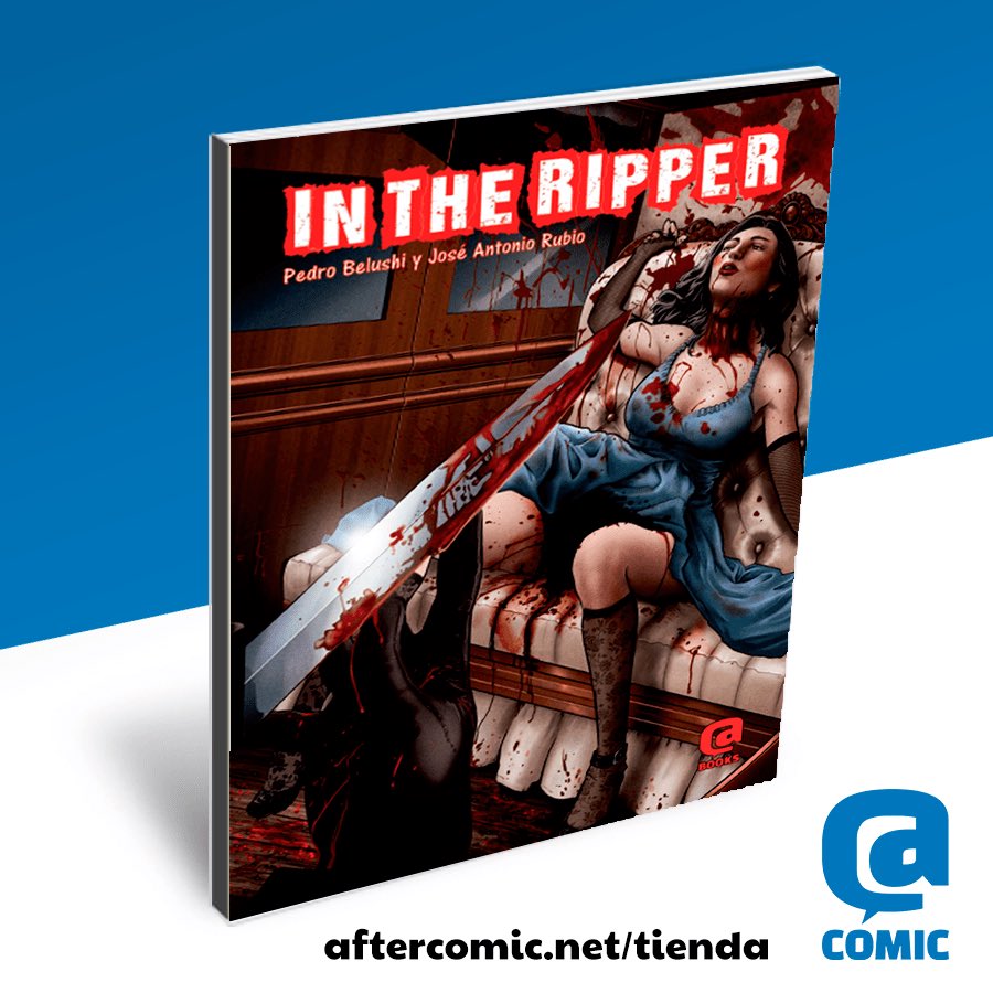 AfterCOMIC's tweet image. In the ripper un libro sobre jack el destripador escrito por J.A. Rubio y Pedro Belushi con los gastos de envío gratis hasta el 28 de abril con el código de descuento 🟢santjordi24🟢 solo en nuestra tienda online