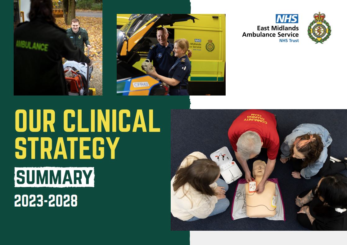 At the end of 2023, we launched the new EMAS Clinical Strategy, which sets out our new clinical operating model 🚑
It’s important to us that everyone can access and understand our Clinical Strategy. You can download an accessible Summary on our website: emas.nhs.uk/about-us/our-v…