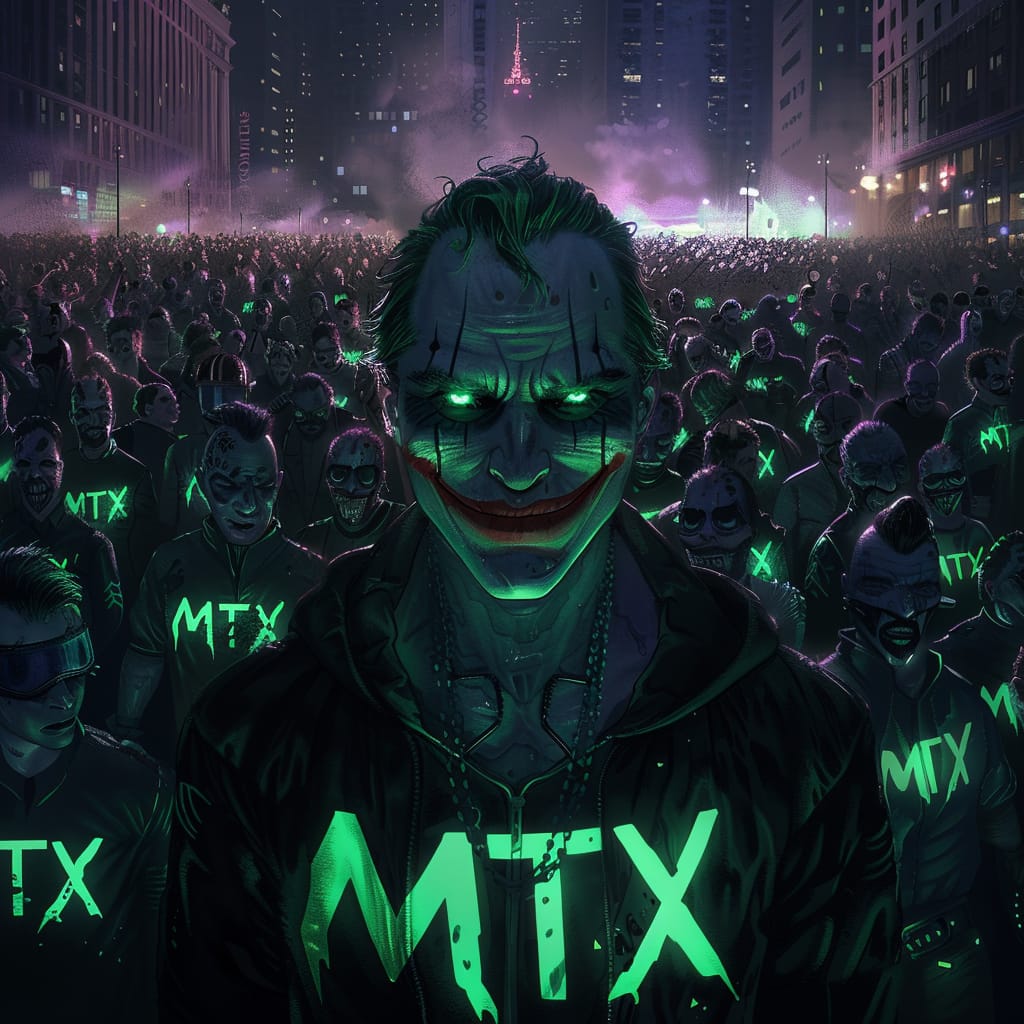 Hello, the Joker is here, and he's brought someone along.
Come closer, join us, become free.
It's time for a vision to become power.
#JoinTheRevolution #Freedom

Be like Joker, be $Matix

A #mecoin but diffrent