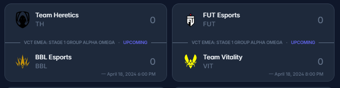 Günü çifte galibiyetle kapatacağız. 🔹 BBL vs Team Heretics → 18.00 🔹 FUT vs Team Vitality → 20.00