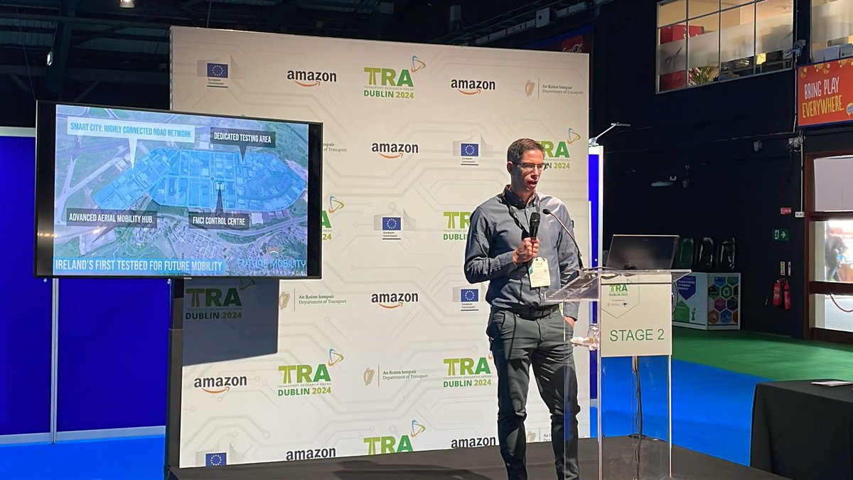 Great overview of FMCI testbed is Shannon Ireland - Diarmuid O Conchubhair&amp; colleagues are building a unique Irish digital twin testing environment #TRA2024