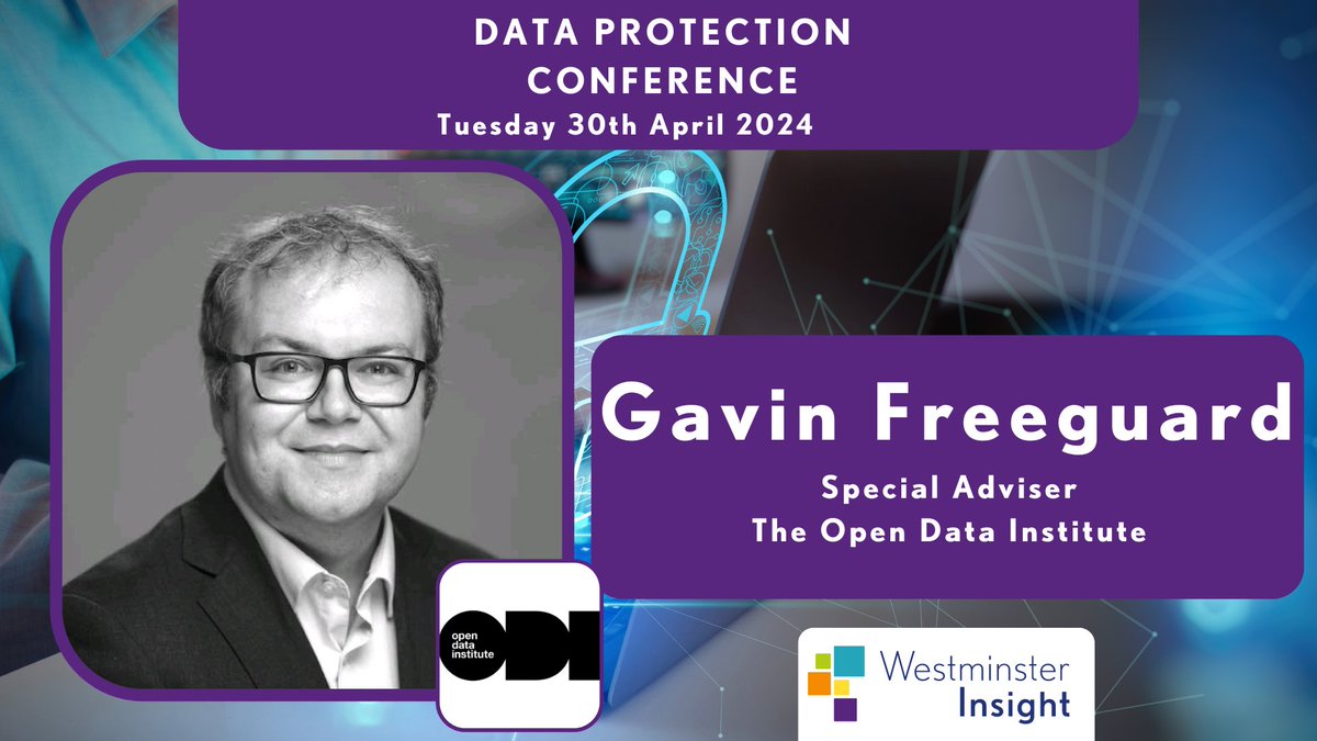 We'll be making an appearance at the Data Protection Conference on Tuesday 30th April, and we'd love to see you there. See @GavinFreeguard and a whole host of other speakers. Use the code ODI20 for your 20% discount on tickets. Sign up now! hubs.li/Q02thvGV0