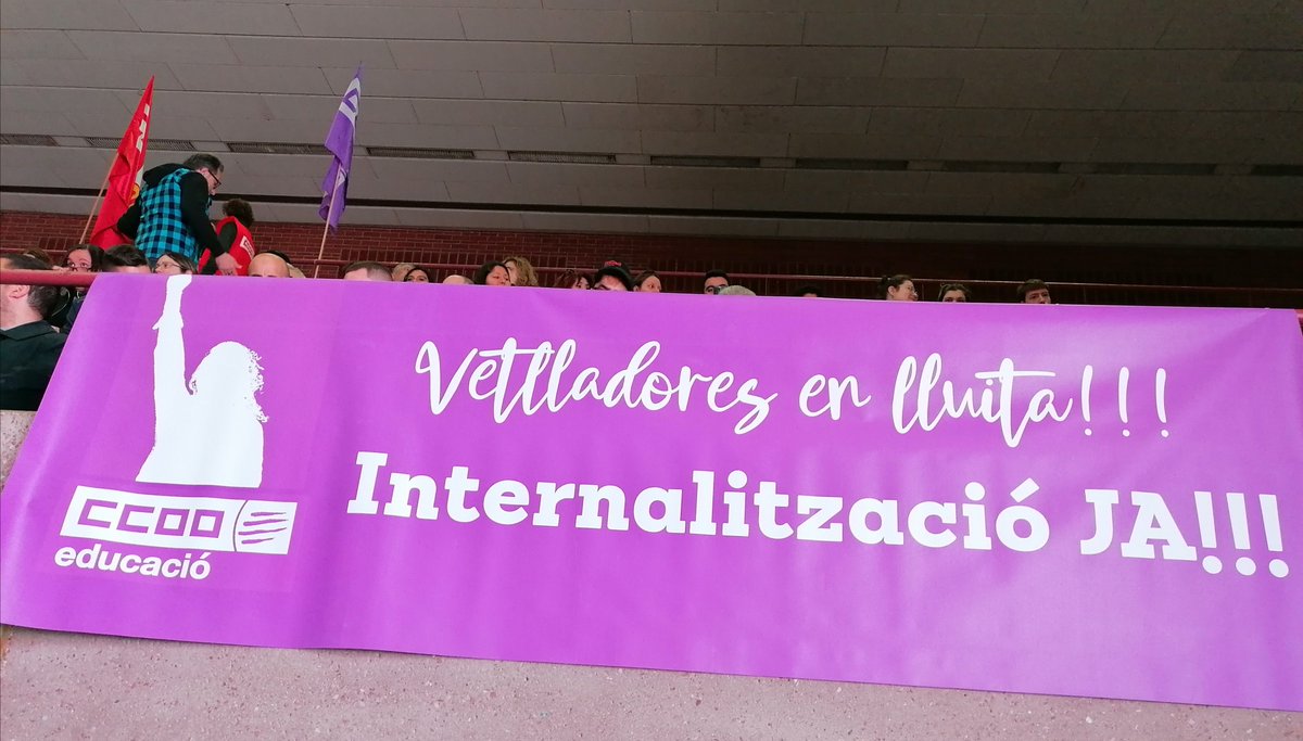 TerraConcertada's tweet photo. ❌Empreses que vulneren drets.
❌Insuficient personal.
❌EROs no justificats.
La solució?
✅La lluita sindical fins aconseguir la internalització del personal que fa una tasca imprescindible, la d'atendre les NEE dels infants a les nostres escoles.
@LleureEducatiu
@CCOOeducacio https://t.co/Lj0dUuZXqF