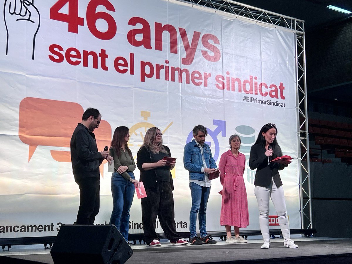 Cristina - Delegada a CCOO a Fomento Medio Ambiente L'Hospitalet de LL. 🗣️A todas las federaciones y personas veteranas, os quiero decir que apostéis por la gente joven. Y a la gente joven que os creáis que valéis, que con esfuerzo y ganas todo se puede conseguir. #OrgullCCOO