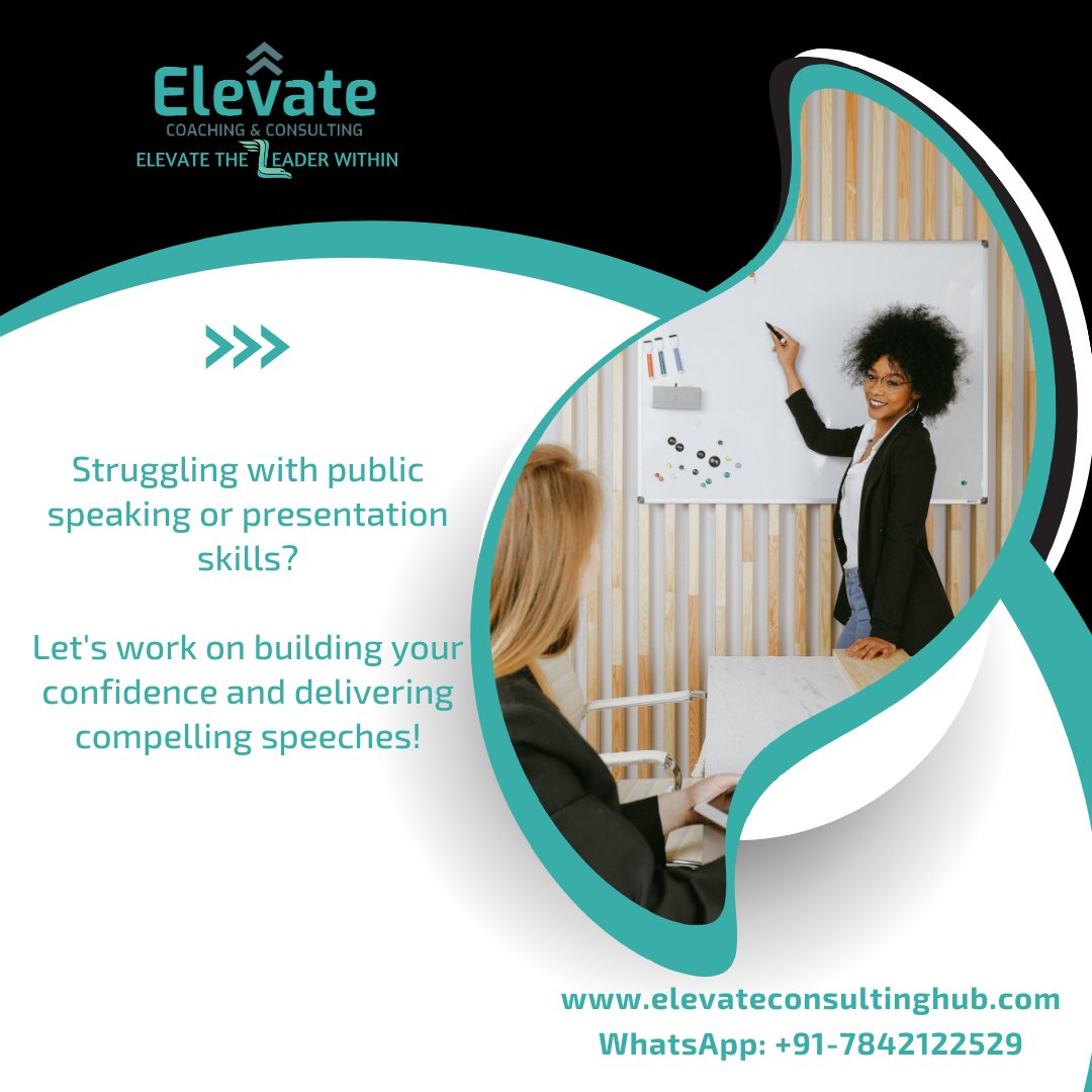 Do you want to deliver compelling speeches, but are struggling with public speaking or presentation skills? Let's work on building your confidence!

#publicspeaking #publicspeakingcoach #publicspeakingskills #elevateconsultinghub #elevateyourself #ShaziaParveen