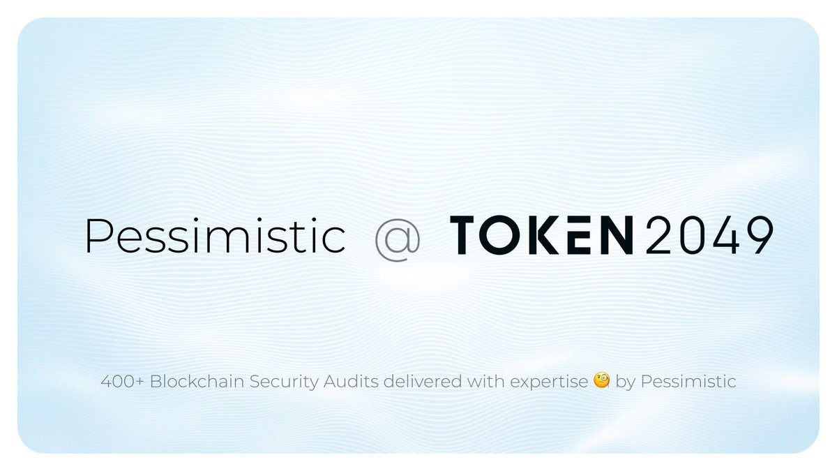 Pessimistic Security tweet media