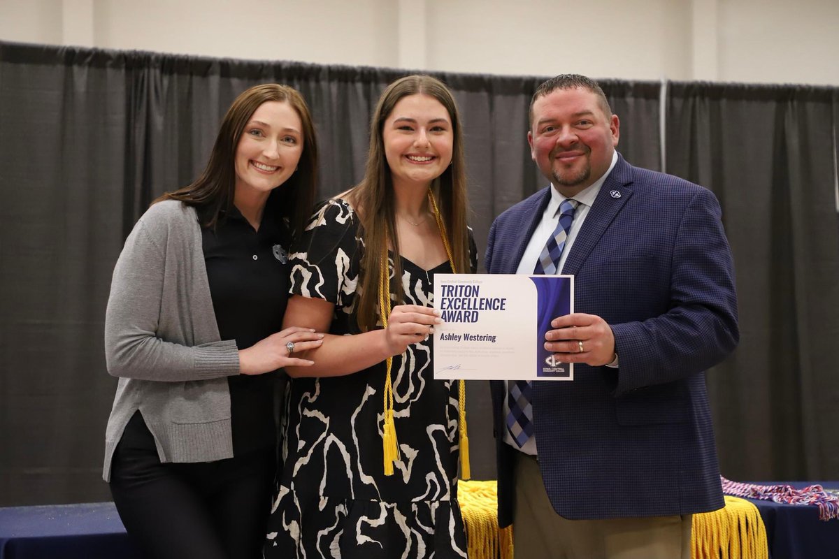 Celebrating excellence! We honored our Triton Excellence Award winners, Military & Veteran graduates, and inducted 295 students into the Iowa Central Honor Society at our annual Night of Triton Excellence! Images at facebook.com/iowacentral 🔱 #TritonNation #TritonExperience