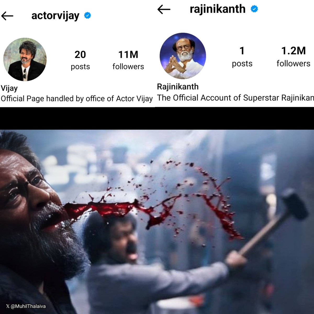 Know Your Level da @rajinikanth 😂 #TheGreatestOfAllTime #TVKVijay #Leo @actorvijay