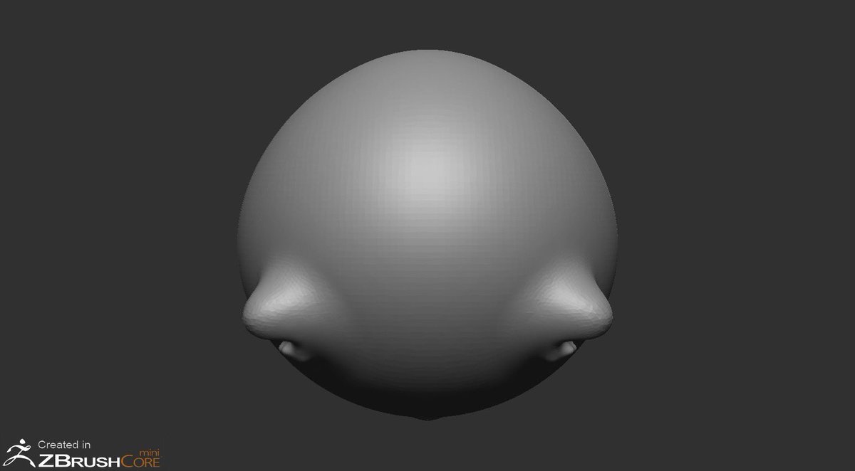 Rj6CcA8UD5uMd2O's tweet photo. ゆるすぎる猫
 #ZBrushCoremini
 #3DCG https://t.co/fIaa0JJzB2