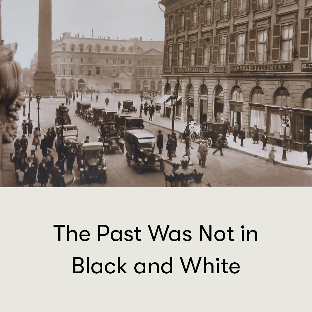 It’s a sign of how much photography influences our sense of what the past looked like that it’s hard not to imagine that history must have unfolded in black and white. To read our full article, follow the link. theschooloflife.com/article/the-pa…