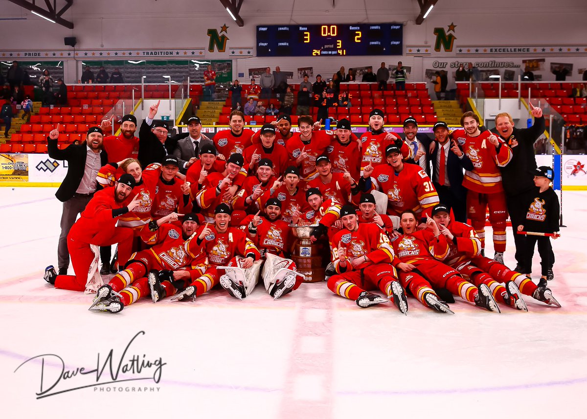 The Calgary Canucks have captured the 2024 Inter Pipeline Cup as Alberta Junior Hockey League Champions, marking their tenth league title in franchise history!  ajhl.ca/canucks-win-20… #AJHL60