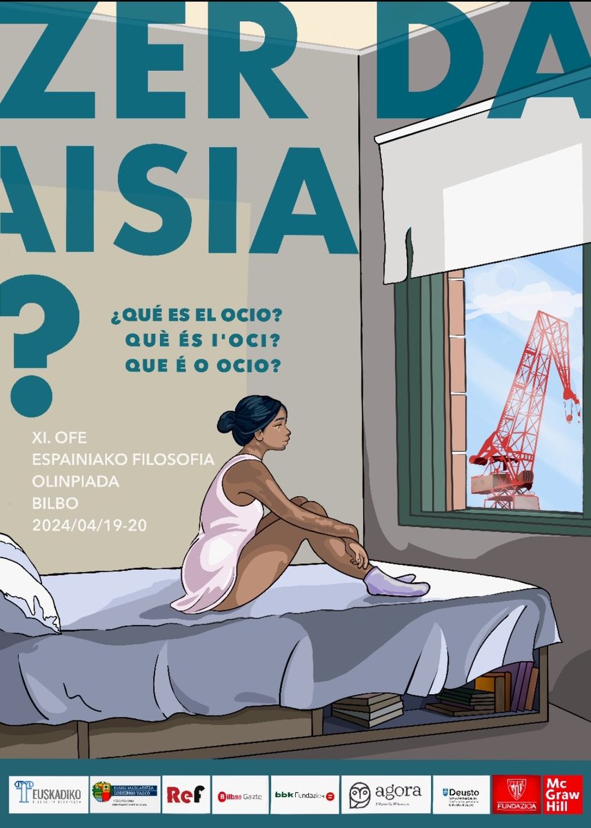 Només queda un dia! Demà divendres 19 d'abril, l'alumnat representant de Catalunya viatjarà a Bilbao per participar a la XI Olimpíada de Filosofia d'Espanya.