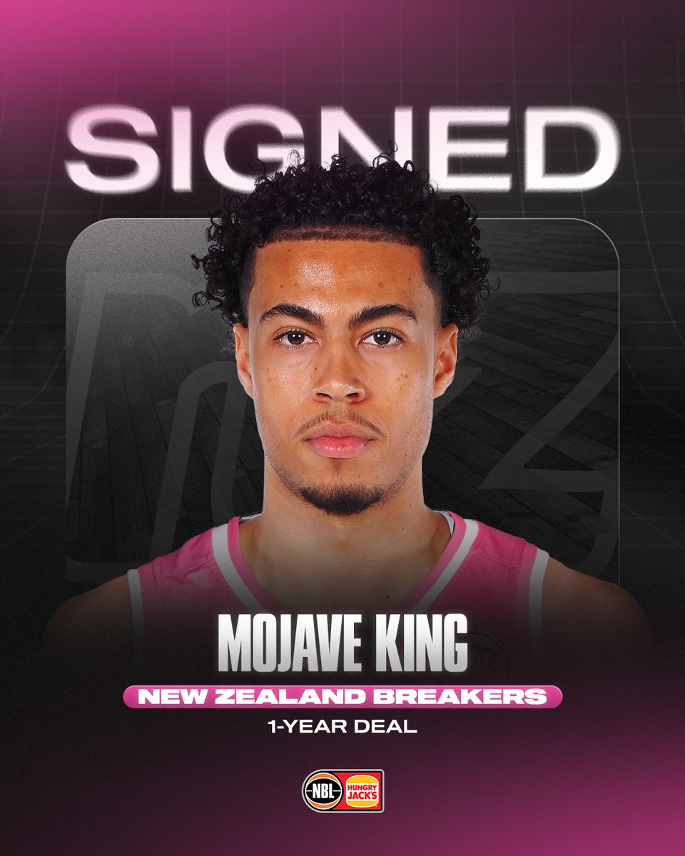 SIGNED ✍️ Former Next Star Mojave King is returning to the NBL on a one-year deal with the @NZBreakers ⭐️ Read more: bit.ly/3JlYEfd