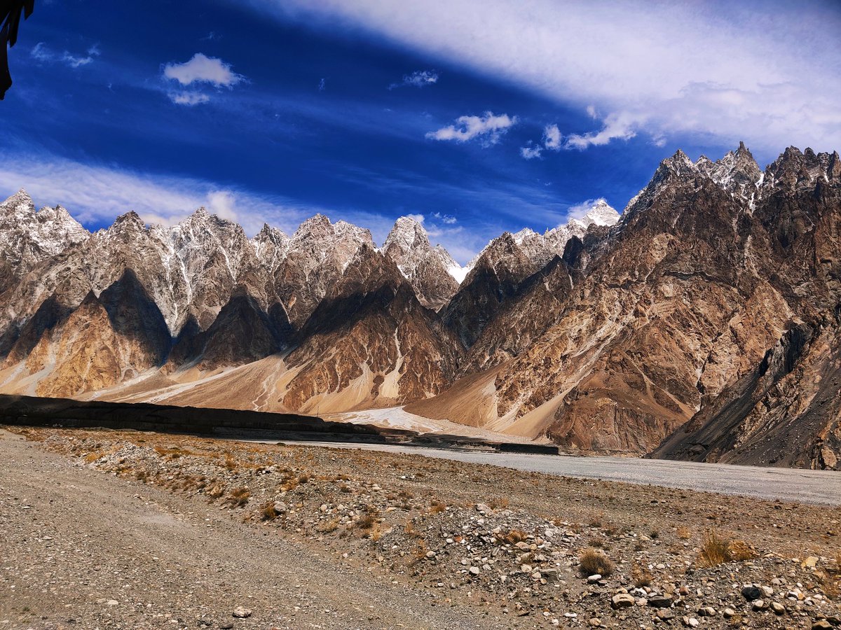 Passu mountain range Hunza northern area of Pakistan