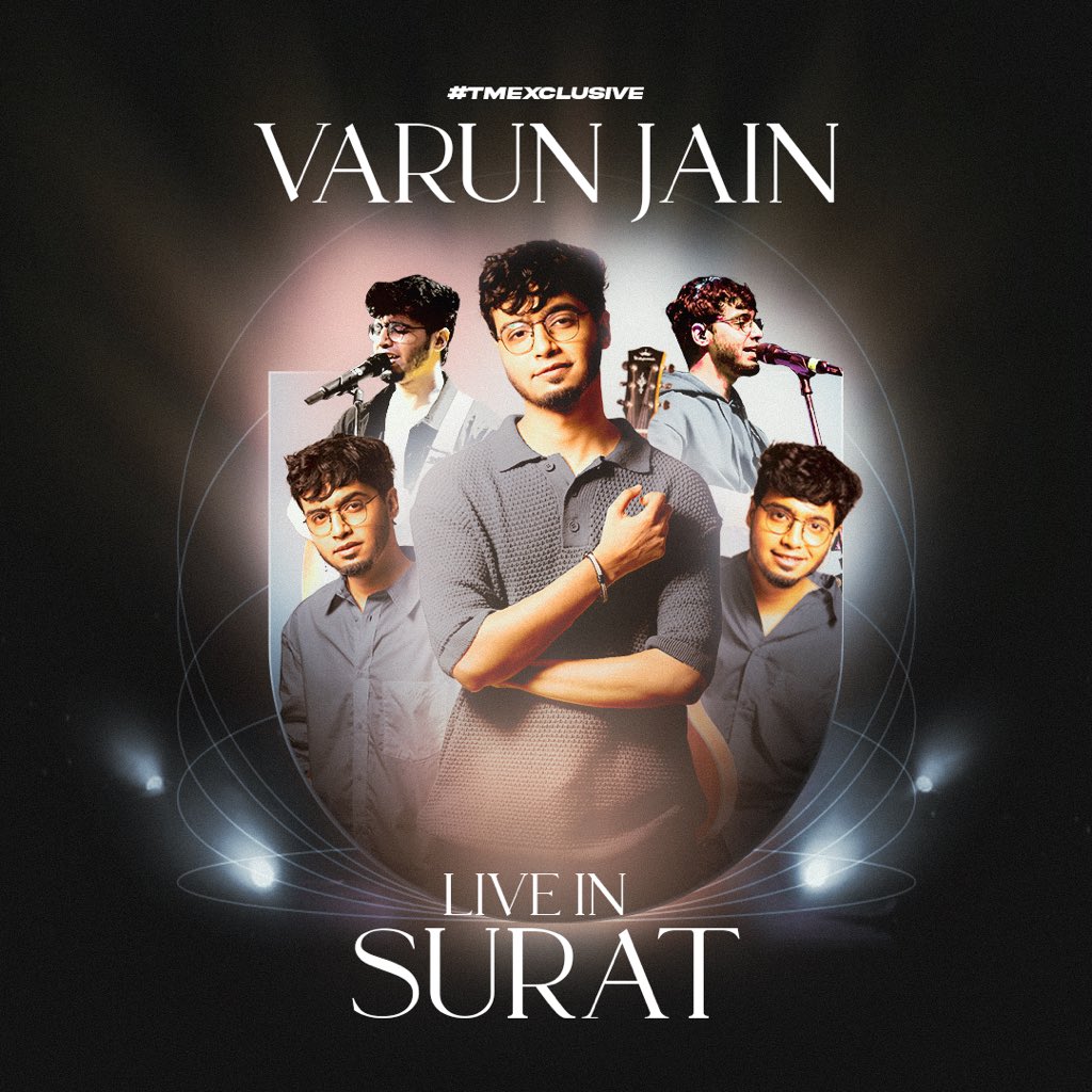 OfficialTMTM's tweet photo. What do you call a concert so good that it's almost illegal? 
The #VarunJain show! (don't worry, it's perfectly legal) 
See you in Surat tonight!

#tmtm #tmexclusive #tmtalentmanagement #varunjain #varunjainmusic #liveinsurat #hindimusic #dance #thursdaynight #explore https://t.co/glE8fbrLI7