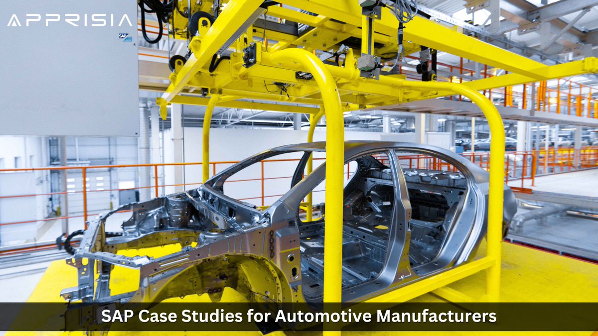 Transforming the #automotive industry, one success story at a time. Learn how automotive giants have optimized their processes and drove growth with #SAP. 

Dive into our #casestudy today! bit.ly/3Stjld1
#sapsupport #business #usa #manufacturing