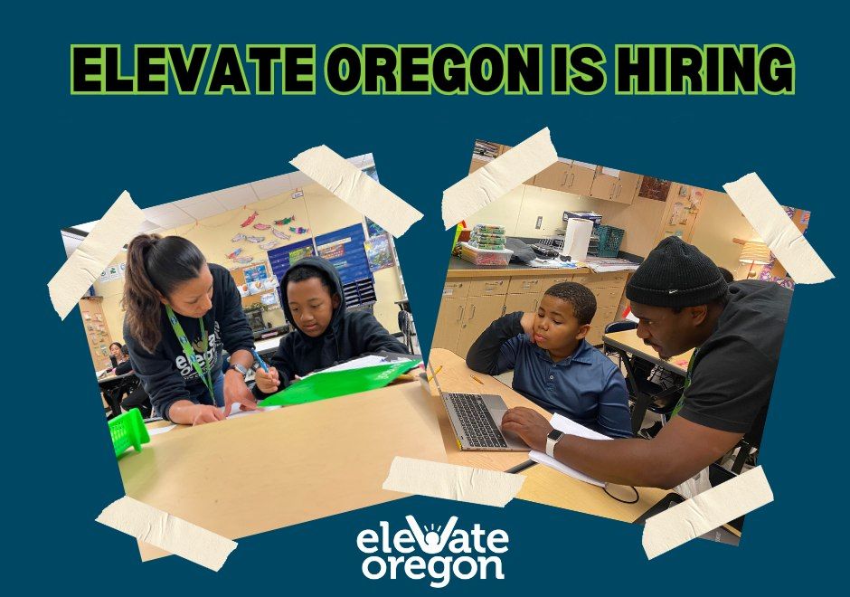 . @ElevateOregon is hiring a full-time Teacher/Mentor #pdxjobs

pdxpipeline.com/jobs/elevate-o…