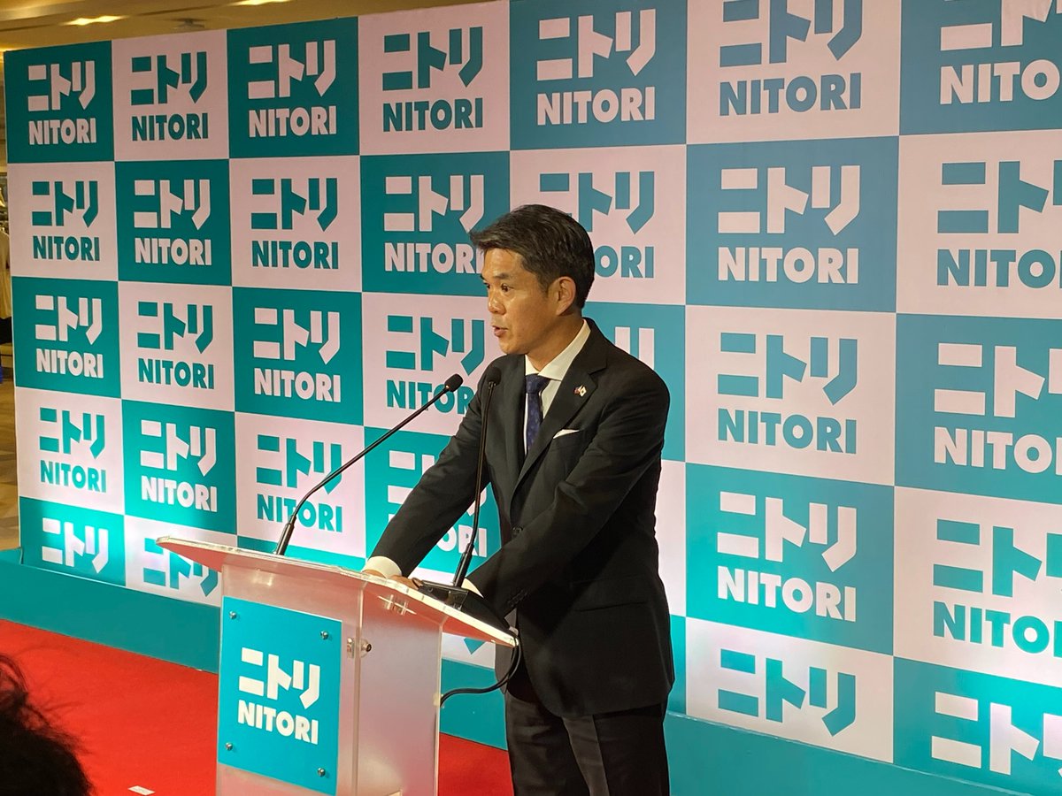 AmbJPNinPH's tweet photo. 🛍️ Guess what new at Mitsukoshi? NITORI! 🎌 The Japanese furniture and home goods giant just landed in the 🇵🇭 for the first time! Check out the high-quality products designed to make home life easier! 🏠✨ https://t.co/FyH9RAlBgz