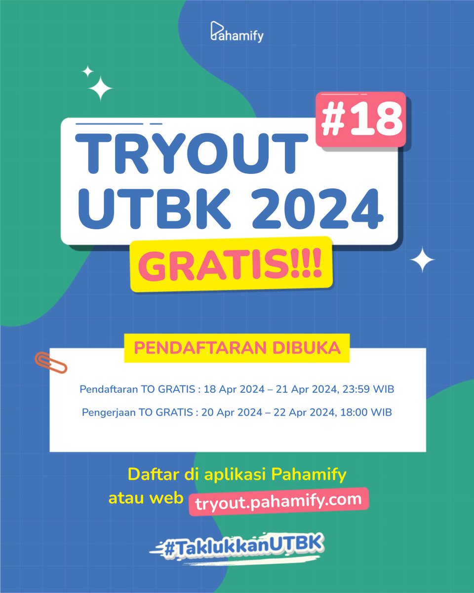 Pahamify | TO + Live Class UTBK & Ujian Mandiri tweet media