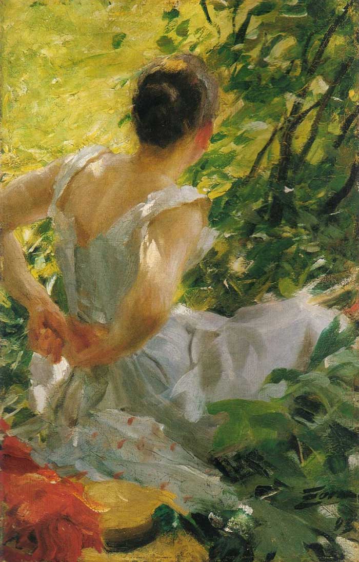 Anders Zorn,in The Woods, 1893
