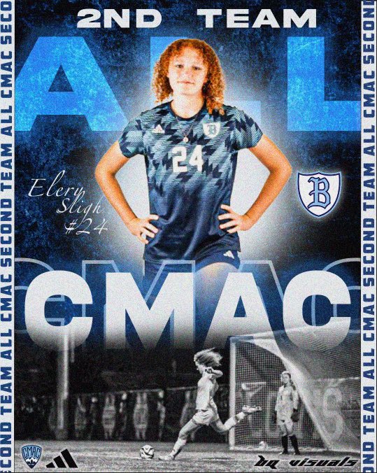 🎉  Congratulations to  Ellery Sligh for her selection to the CMAC All-League 2nd Team! 
👏⚽️
Graphics by #bqvisuals #girlsbhsoccer #CMACAllLeague @BullardSports @AllStarGameBen @FresnoBeeSports @FresnoSportsMag