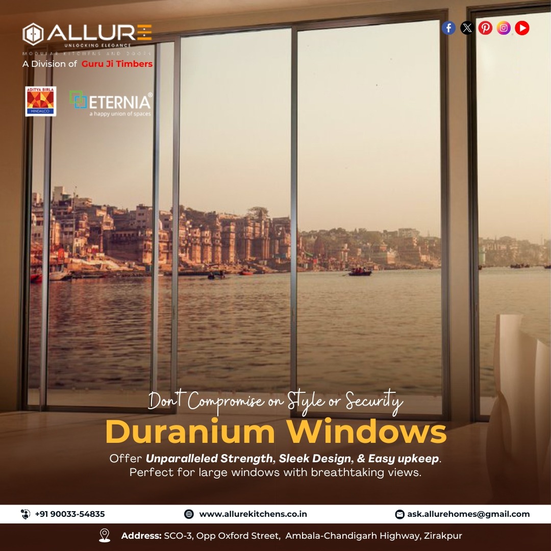 allure_kitchens's tweet image. Don&apos;t compromise on Style or security. Duranium Windows Offer Unparalleled Strength, Sleek Design, &amp;amp; Easy upkeep. Perfect for large windows with breathtaking views.
📞 +91- 90033-54835
📧 ask.allurehomes@gmail.com
#eterniawindows #duraniumwindows #eterniaaluminiumwindows