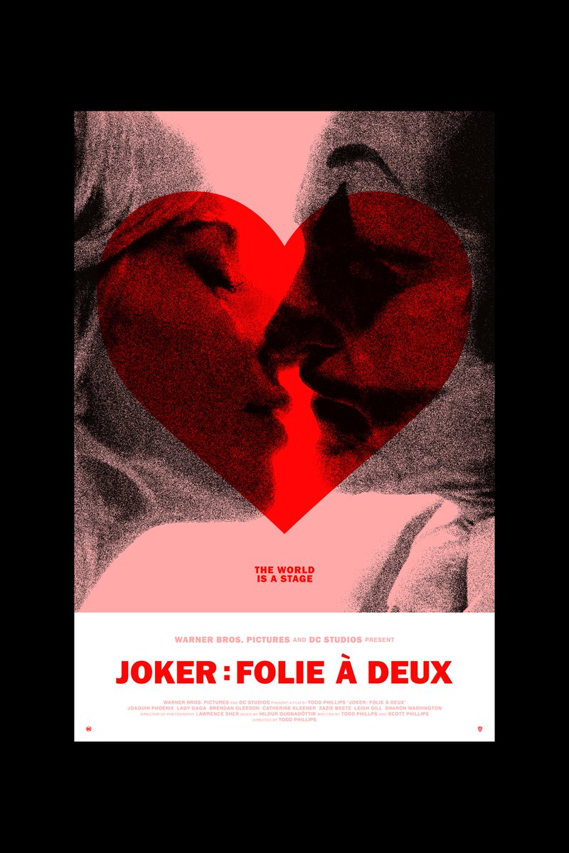 Alt poster for JOKER: FOLIE À DEUX (2024) #joker #joker2 #jokerfolieadeux #toddphillips #joaquinphoenix #ladygaga #dc #dcuniverse #movie #movieposter #poster #posterdesign #posterspy