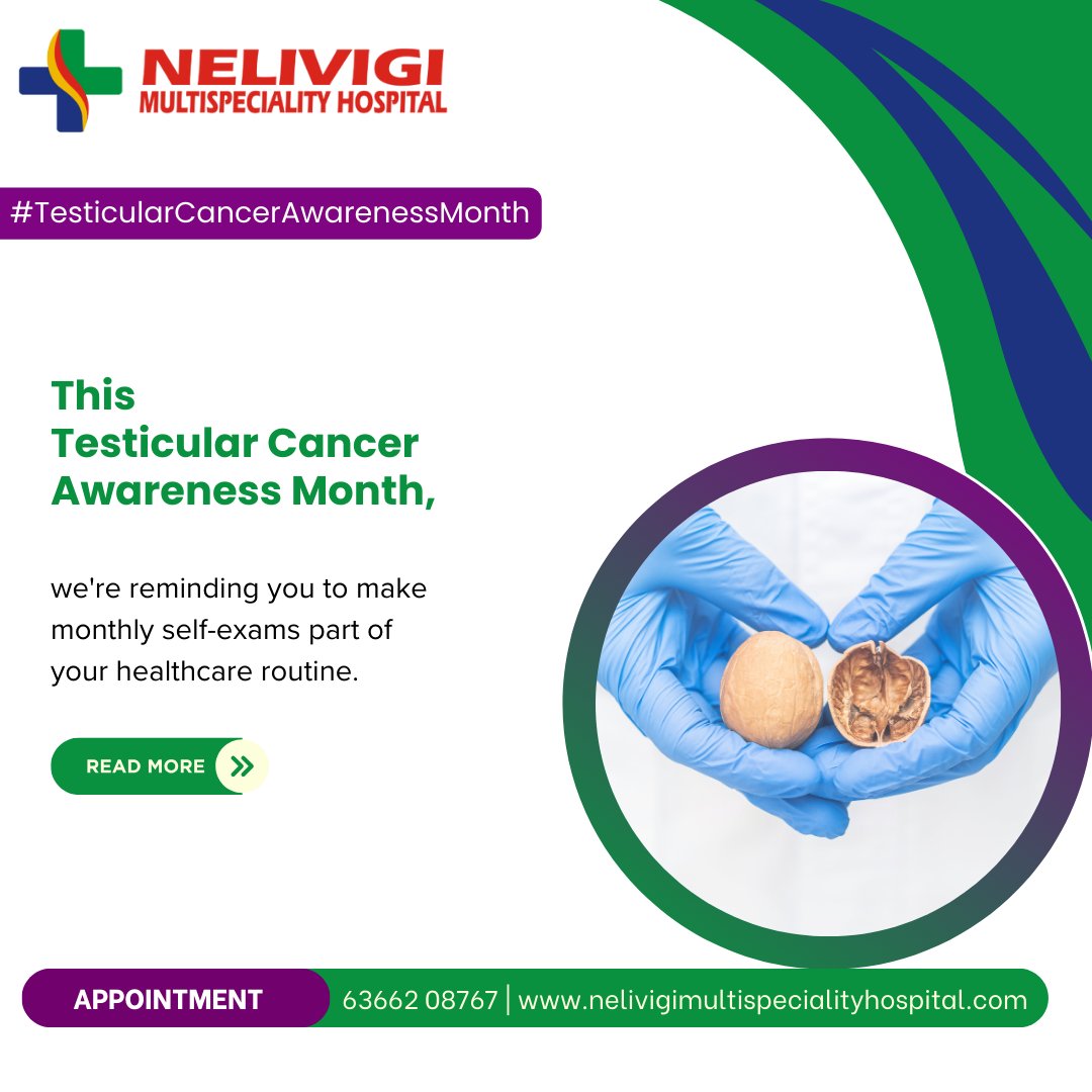 This #TesticularCancerAwarenessMonth, we're reminding you to make monthly self-exams part of your healthcare routine.

Website: nelivigimultispecialityhospital.com
Call us @ 080 4866 8768

#TesticularCancerAwareness #testicularcancer #testicular #testisies #NelivigiMultispeciality #Bangalore