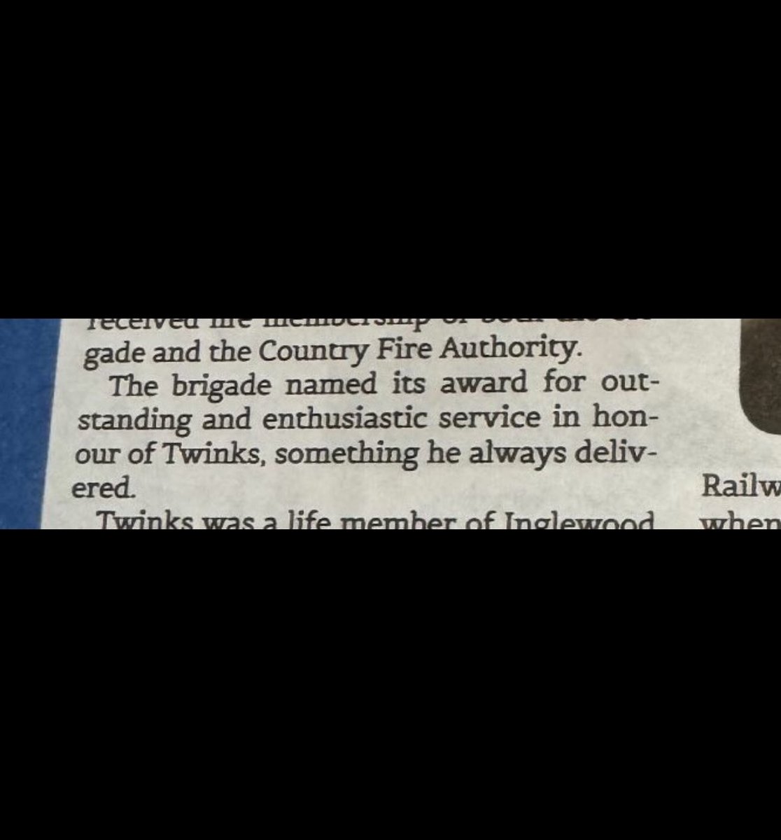 Reeling from this obituary in the country paper