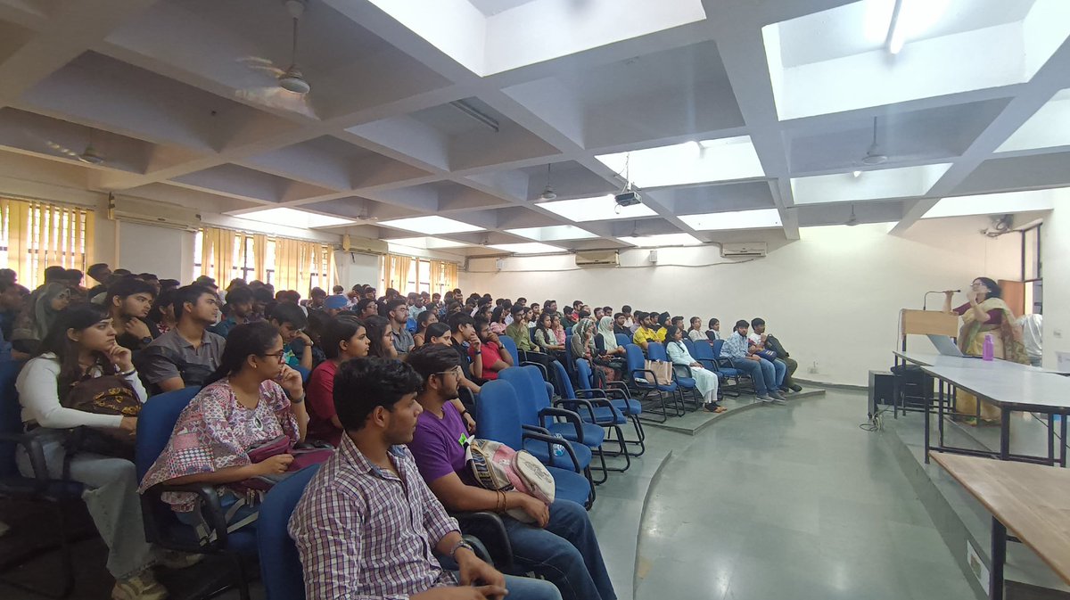 Personality Assessment and Development Cell of MSIT organised its maiden talk: 'Innovate your Identity: Cultivating Industry ready Personality', delivered by Professor Dr. Vidushi Bhardwaj, NDIM, New Delhi. It focused on personal branding for B.Tech. students.