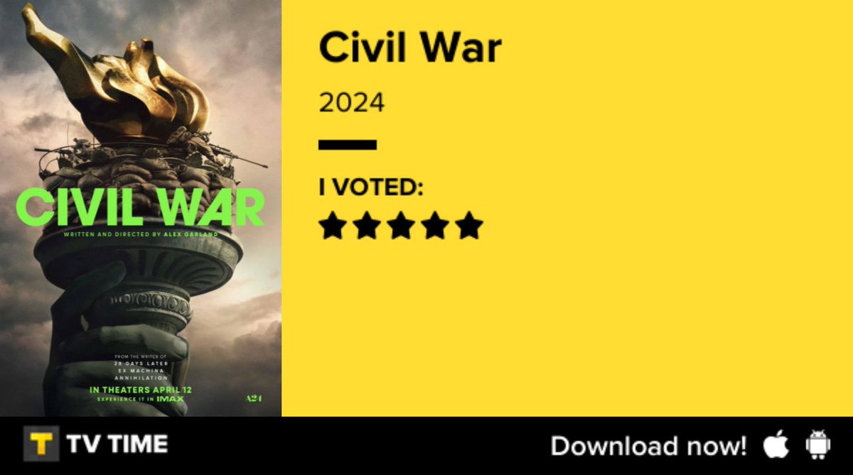 I've just watched Civil War (2024)