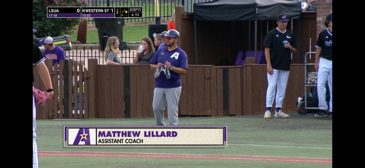 lillardmatthew1's tweet photo. When you get on ESPN+ and they make a graphic of you ⚾️ Gotta love it! Time to go win the last two conference series and finish the regular season on a high note! #GeauxGenerals https://t.co/y7LyuQpoAv