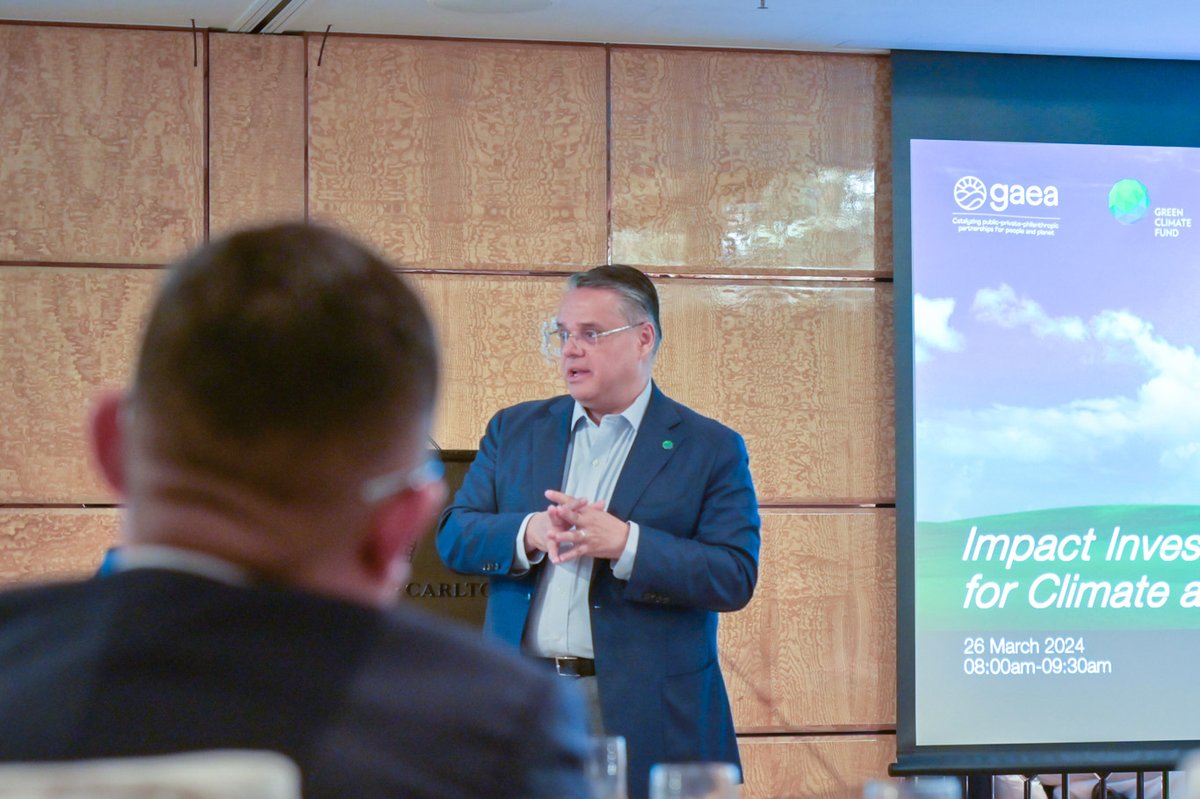theGCF's tweet photo. Catalysing partnerships to scale up #climateaction.
On the margins of #OneEarthSummit, GCF and the GAEA initiative co-hosted a roundtable session on unlocking finance for nature and climate, zooming in on catalytic multi-stakeholder collaborations. 👉 https://t.co/TyfUTlYhC4 https://t.co/dTLRfvxe0d