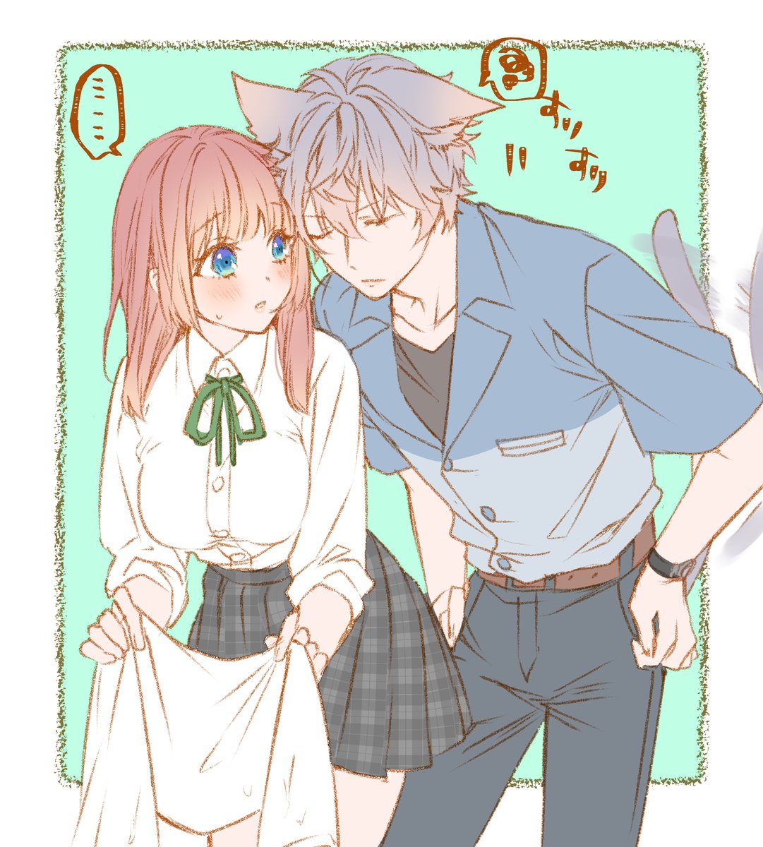 昔の絵でてきた【りつあん・いずあん】 