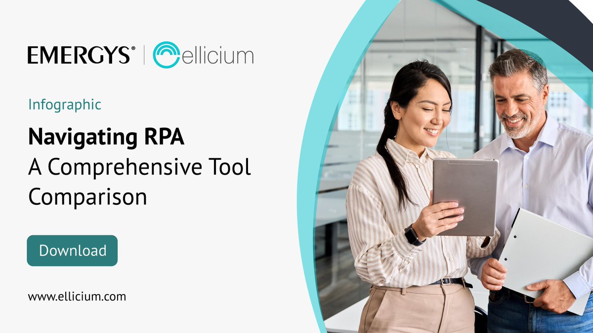 ElliciumSolInc's tweet photo. Prepare for a detailed comparison of top #RPA tools. Our infographic analyzes features, capabilities, &amp; performance, empowering informed decisions for your business. Download now: https://t.co/mWH6gqrneZ
#RPAComparison #DigitalTransfomation #EMERGYS https://t.co/Nvxx5XC4r3