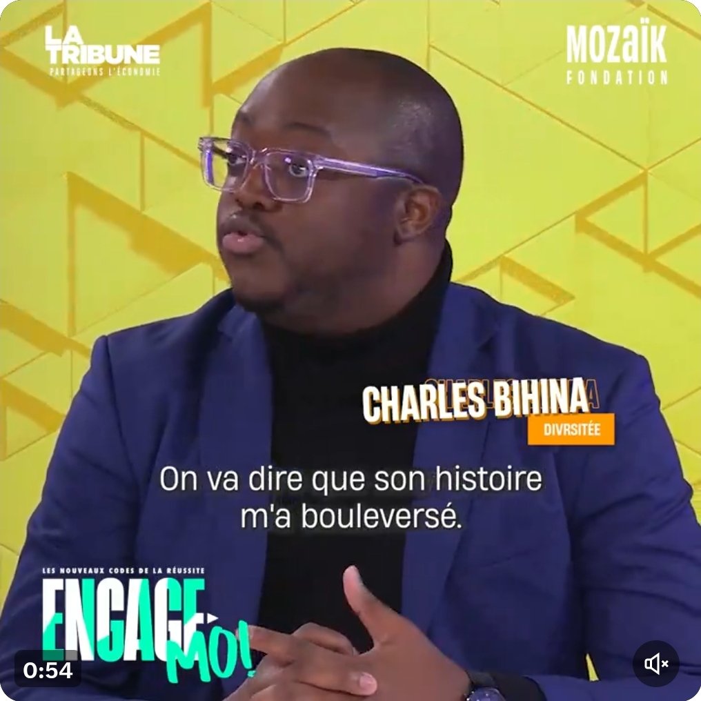 #RSE A regarder ! #EngageMoi avec Charles Bihina, fondateur, Divrsitee, startup qui conçoit des Serious Games pédagogiques de sensibilisation en réalité virtuelle pour lutter contre les préjugés et les discriminations sur les personnes en situation de vulnérabilité.