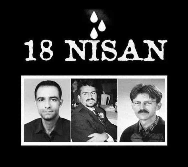2007’de bugün, üç can, inançları sebebiyle Malatya’da katledildiler!!!