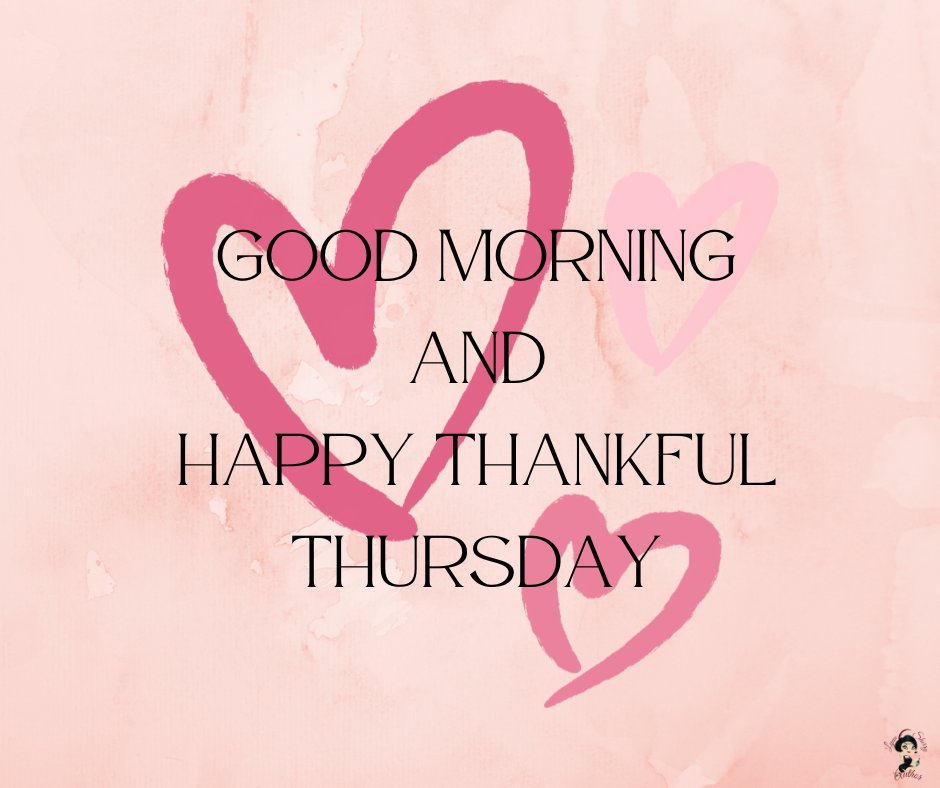 Good morning and happy Thursday. Be thankful for all of your life's blessings don't forget to have a fabulous day. ❤️
#goodmorning #happythursday #bethankful #goodvibes #smilemore #befabulous #thankfulthursday