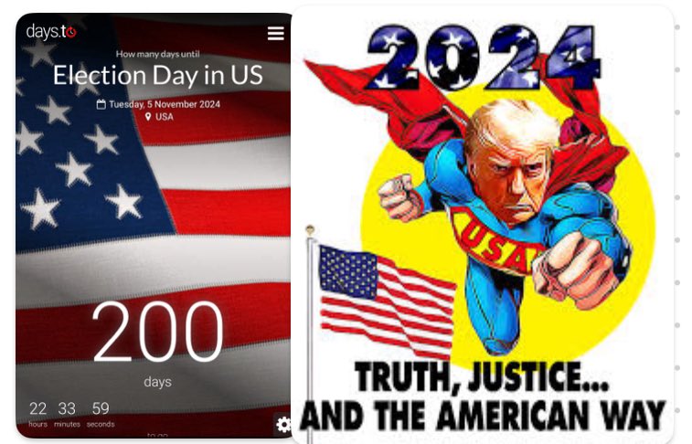 🚨200 Days Until Trump is Elected President🚨 Judge Merchan is a political hack, he should be removed from the case against President Trump! #TRUMP2024ToSaveAmerica 🇺🇸I Can’t Wait🇺🇸 Pass it on 👉👉