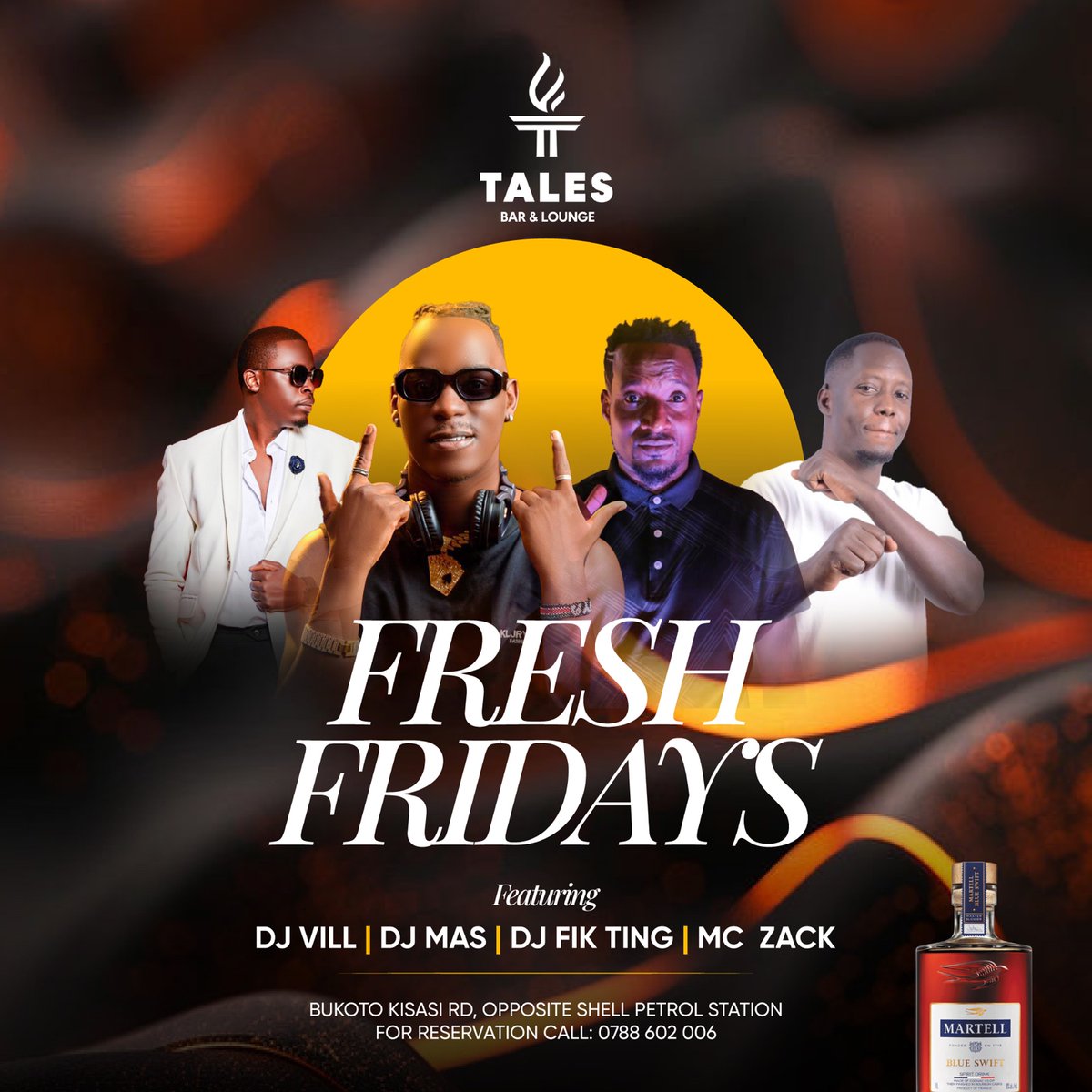 Friday just got better with our lineup of talented DJs hosted by MC Zack! Get ready to groove to the beats of Dj Vill, Dj Mas, and Dj Fik Ting! Let's turn up the vibes and kickstart the weekend in style! See you there! #FreshFridayAtTales #TalesOfTheNight