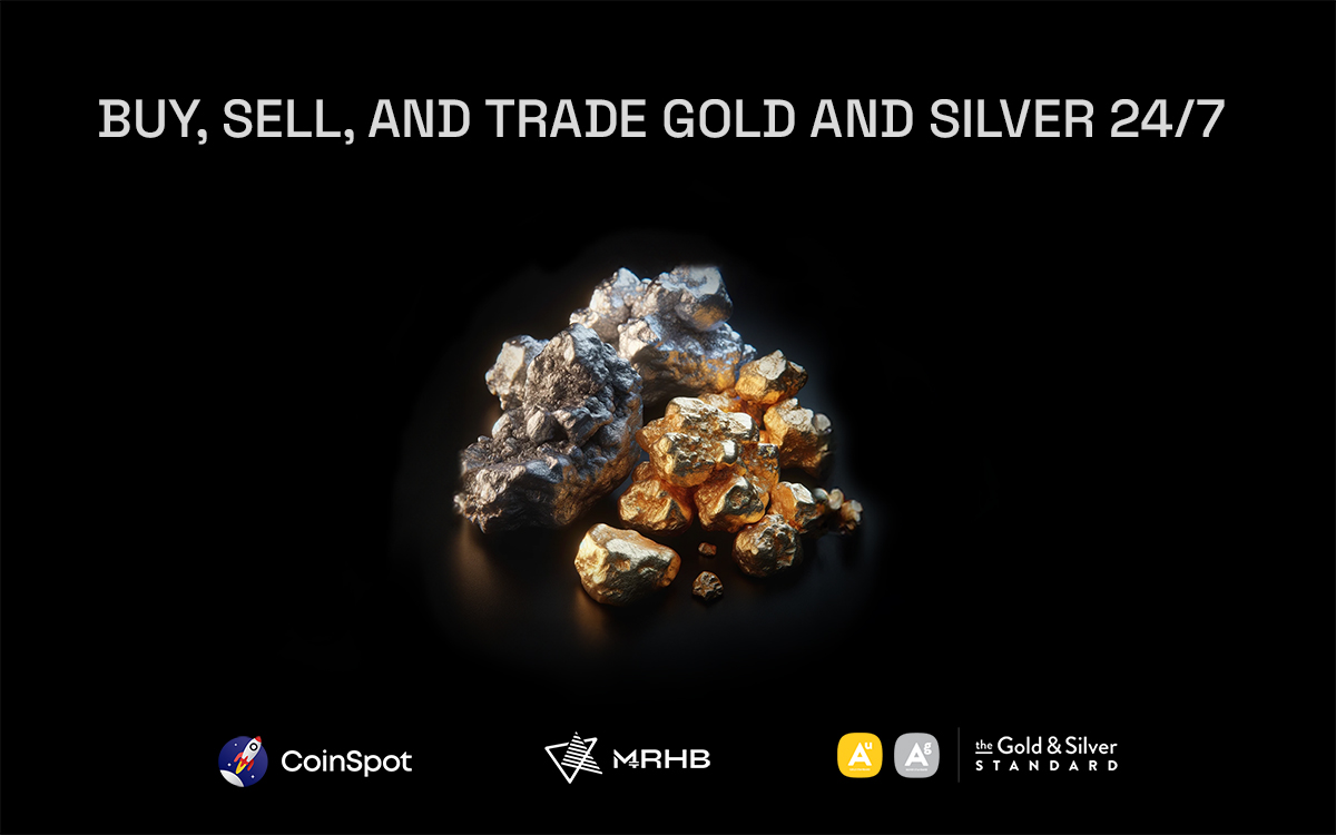 Did you know that you can continue to trade gold and silver 24/7 with our AUS and AGS tokens?

Trade 24/7 on CoinSpot or MRHB DeFi now!

coinspot.com.au/tradecoins

mrhb.network

goldsilverstandard.com/ausags