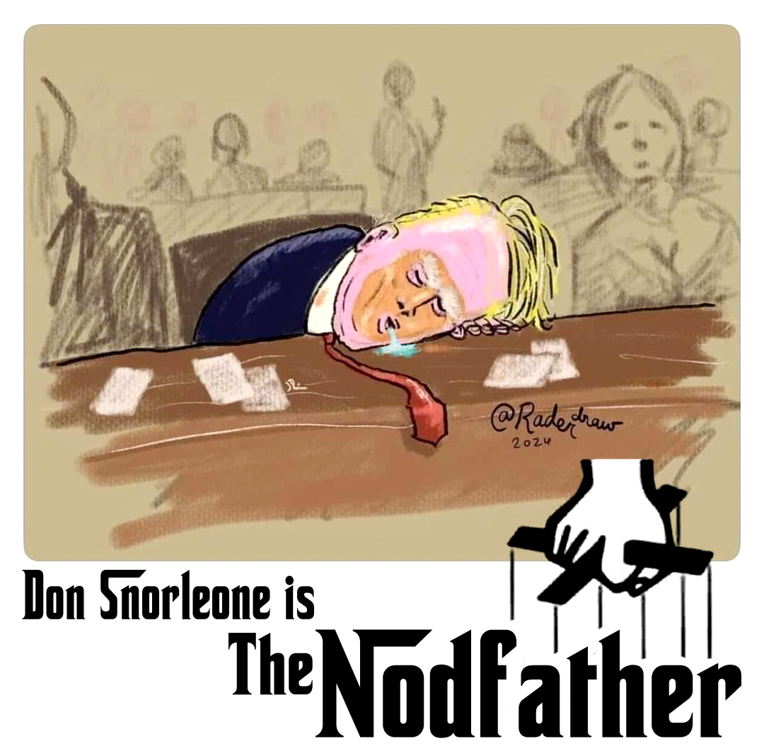 TheHausWorking's tweet photo. And this is the Clown that coined โSleepy Joeโ...
This guy. Mr. 10 Diet Cokes a day, chased w/ Adderall!
Ah-HAHAHA
#DonSnorleone #TheNodFather #NapperDon #TrumpIsSleepy #WakeUpLittleSnoozie #TrumpTrial https://t.co/Lo8dAohmRs