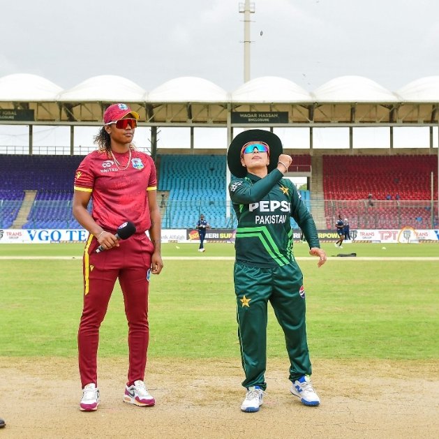 Happening right now is #PakvsWI ODI live Karachi, West Indies wins the toss and chooses to bat first 🏏

#PakistanCricket #PAKWvWIW #BackOurGirls 🔥🔥