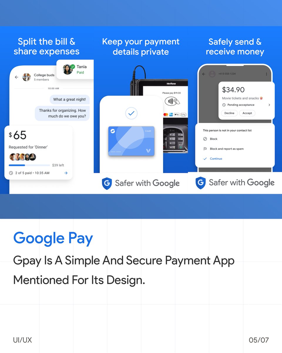 goprotoz's tweet image. Top 5 Best Designed Payment Application in 2024😊

Hope you like this❤️
Comment your favorite Payment Application which you like the most✌
#uxinspiration #uiuxtip #interfacedesign #uitip #application #userexperience #best #designers #designerthinking #phonepe #googlepay #payment