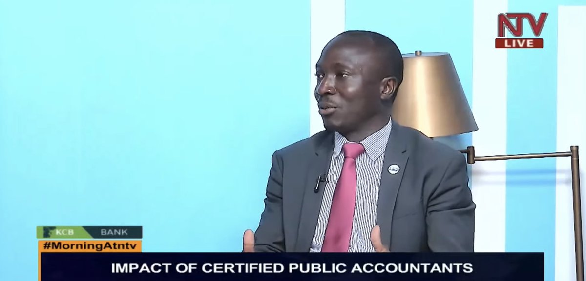 An accountant is clearly defined by the law; not everyone who holds a calculator can be considered one. To be recognized as an accountant, individuals must be members of our institution @ICPAU1, as stipulated by the law. - Charles Lutimba #MorningAtNTV