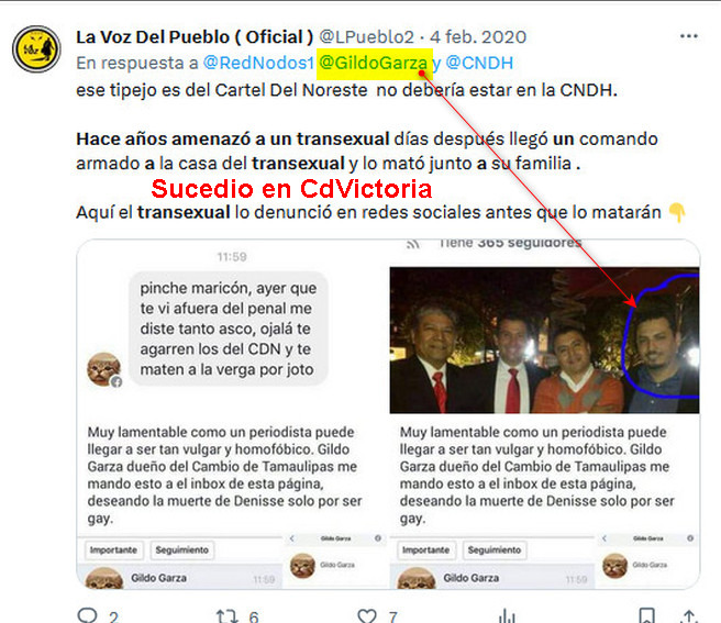 Eso sucedio cuando un mitin afuera del penal de #cdvictoria cuando ejecutaron a 'Lady Penal' y a su familia